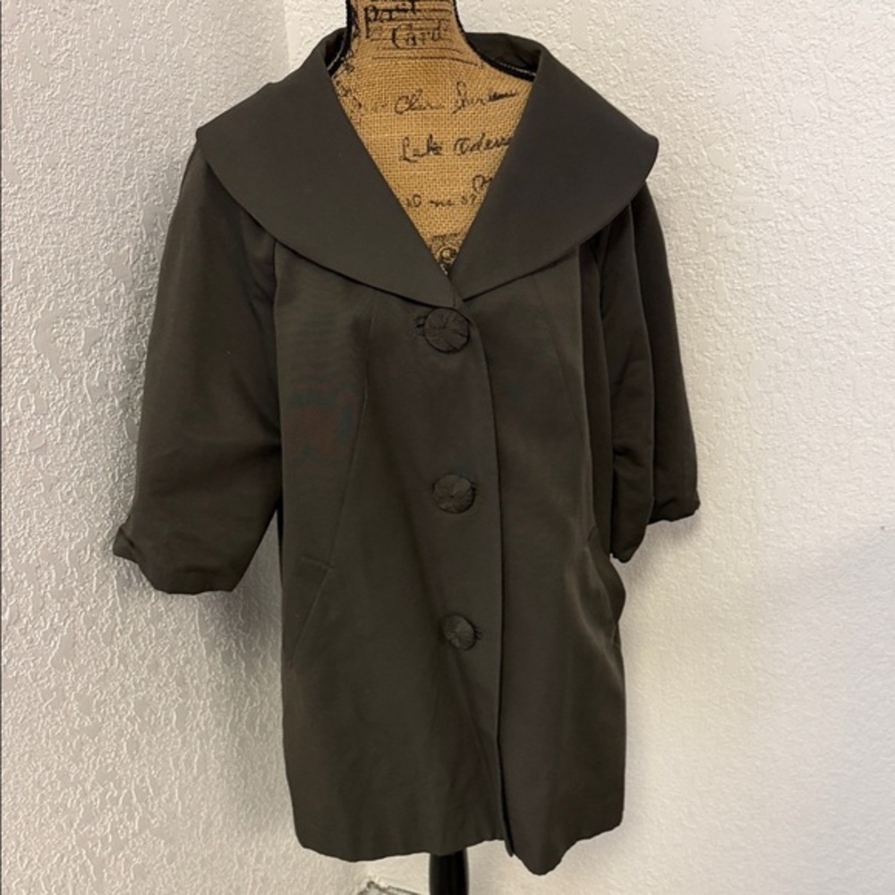 Apostrophe Dark Gray Trench Coat